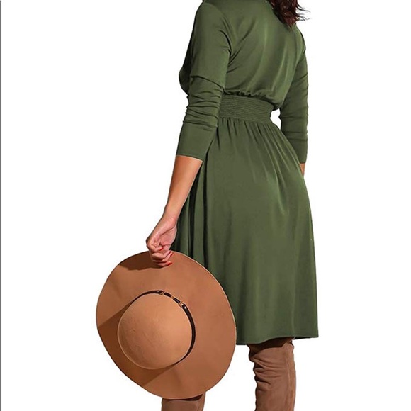 Green Women's Sexy Bodycon Mini Club Dress - Picture 4 of 4